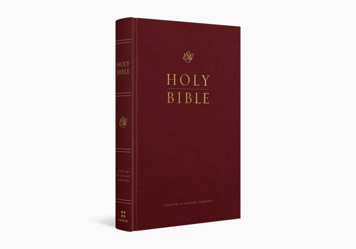 ESV Pew Bible (Hardcover, Burgundy) - Image 2